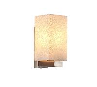 MSGIRVLZL Applique Murale Rectangulaire D'Intérieur, Support En Fer À Galvanoplastie + Abat-Jour En Verre À Motifs Blancs, Éclairage E27, Appliques De Chambre À Coucher De Salon Minimaliste Moderne