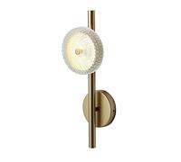 MSGIRVLZL Appliques Murales Tricolores À Led, Verre, Lampes Murales Entièrement En Cuivre, Applique Murale Simple À Tête Unique, Éclairage Lampe De Chevet, Chambre, Salon, Couloir, Décoration Murale