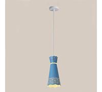 MSGIRVLZL Creative Dresses Suspension, Lampe De Chevet À Une Tête, Prise E14, Lampes Suspendues Minimalistes Modernes Pour Bar, Îlot De Cuisine, Lampes De Décoration De Magasin De Vêtements/Blue