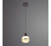 MSGIRVLZL Éclairage Suspendu Sphérique Moderne À Led, Mini Lampes Suspendues Noires Avec Abat-Jour En Acrylique, Lampes À Suspension Réglables Pour Îlot De Cuisine Salle À Manger Chambre 6000K-Lumière