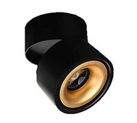 MSGIRVLZL Focos Led de Iluminación Interior, Estilo Nórdico, para Sala de Estar, Lámpara de Techo, Downlight Negro, Universal, Moderno, Minimalista, Montaje en Techo, Foco de Alta Luminosidad./Luz Cál