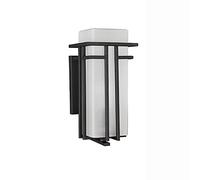 MSGIRVLZL Juego de 1 Aplique de Pared Chino de Hierro E27, Estilo Retro Rústico, con Cristal, Adecuado para Dormitorio, Pasillo, Bar, Cafetería, Luminaria de Pared Negra.