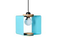 MSGIRVLZL Lámpara de Araña de Interior, Luces de Techo, Lámpara Colgante Cuadrada de Hierro Estilo Retro Campestre, E27, Lámpara Colgante Industrial Moderna con 5 Colores para Salón, Dormitorio O Habi
