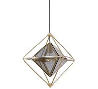 MSGIRVLZL Lámpara de Cristal Posmoderna, Lámpara de Techo Tipo Araña, Lámpara Creativa, Tienda de Ropa, Lámpara de Araña Geométrica Nórdica, Luz de Montaje/B