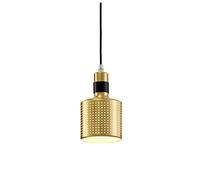 MSGIRVLZL Lámpara de Techo Colgante Nórdica de Interior, Diseño Posmoderno Hueco, Araña de Metal, E14, para Restaurante, Dormitorio, Mesita de Noche, Lámpara Colgante, Decoración Del Hogar./Negro Dora