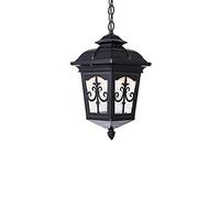 MSGIRVLZL Lámpara para Cenador Exterior, Refugio de Jardín Impermeable, para Pasillo, Corredor de Villa, Lámpara Tradicional para Porche Y Patio Resistente a la Lluvia (Negro, Bronce, Óxido). Tres Col
