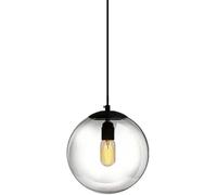 MSGIRVLZL Lámparas Colgantes de Cristal Estilo Granja Moderna, Isla de Cocina, Cristal Negro Transparente, Lámpara Colgante Antigua de Mediados de Siglo, Lámpara de Araña Industrial para Comedor, Dorm