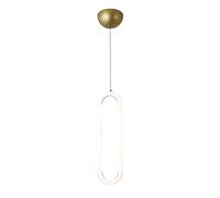 MSGIRVLZL Lampe À Suspension Anneau Créative, Lampe À Suspension En Métal Doré Avec Abat-Jour En Acrylique Iris, Lustres À Led Modernes, I Am Bedside Éclairage Décoratif Plafonniers 6000K