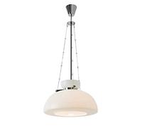MSGIRVLZL Lampe À Suspension Créative Postmoderne, Lampes Suspendues En Verre De Jade Blanc Avec Douille E27, Lampe À Suspension Industrielle Rétro, Lampes De Chute De Villa De Ferme, Lustres Simples