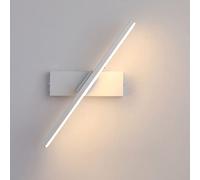 MSGIRVLZL Lampe De Chevet Créative, Applique Murale À Bande De Led Moderne Applique Murale Réglable Rotative À 330 °, Luminaires Muraux De Commode Multifonctionnels Pour Salon, Salle À Manger, Étude/B