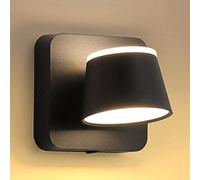 MSGIRVLZL Lampe De Lecture De Chevet Applique Murale Créative En Aluminium En Métal 360 ° Rotation Réglable Applique Murale D'Éclairage Vers Le Haut Et Vers Le Bas, Appliques Murales Led Modernes 6W L