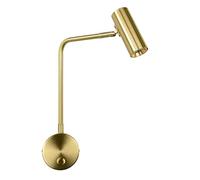 MSGIRVLZL Lampe De Lecture De Chevet De Chambre À Coucher, Luminaire Led 7W 180 ° + 350 ° Applique Murale Réglable Rotative, Projecteur Intérieur, Mini Veilleuses Modernes Simples Pour Étude, Couloir,