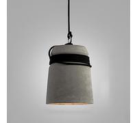 MSGIRVLZL Lampes Suspendues Créatives En Ciment, Lustres Cylindriques En Terrazzo Avec Kit De Corde Décorative, Luminaire Suspendu Pour Îlot De Cuisine Minimaliste, Lampes Suspendues Nordiques Moderne