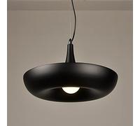 MSGIRVLZL Lampes Suspendues Modernes En Pot - Luminaire Suspendu Au Plafond En Aluminium E27 Base - Pour Salle À Manger Hôtel Restaurant Musique Restaurant Bar (Sans Plantes) - Noir