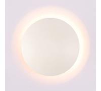 MSGIRVLZL Led Nordic Applique Murale Moderne Minimaliste Salon Luminaires Chambre Chevet Balcon Applique Murale Acrylique Couloir Vestiaire En Fer Forgé Créatif Rond Designer Luminaire/White-White Lig