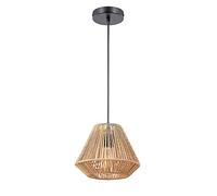 MSGIRVLZL Luminaire Suspendu Créatif Japonais En Bambou, Lustre De Ferme Industriel Rétro, Prise E27, Éclairage Décoratif Oriental Traditionnel De Grenier Suspensions, Plafonnier Cage