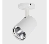 MSGIRVLZL Spot De Plafond Réglable À 90 °, Plafonnier Led Moderne, Plafonnier En Aluminium Blanc, Downlight À Montage En Surface, Plafonniers Câblés D'Intérieur Pour Cave À Vin, Vitrine/4000K/20W
