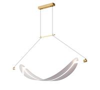 MSGIRVLZL Suspension À Tube Long Et Fin Avec Kit Décoratif De Guide De Lumière En Acrylique, Lampe Suspendue À Flûte De Salle À Manger Led Moderne À 3 Couleurs, Lampes À Suspension À Éclairage Linéair