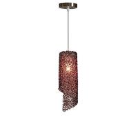 MSGIRVLZL Suspension Cylindrique Découpée, Lustres En Cage Métallique, Suspensions Macaron Post-Modernes, Luminaires E27, Suspensions De Plafond À Montage En Surface Pour Salle À Manger, Îlot De Cui