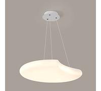 MSGIRVLZL Suspension En Acrylique En Forme De Coquille, Lampe Suspendue Ultra-Mince Pour Salle À Manger, Lustre Led Moderne - 3 Modes De Couleur, Lampes À Suspension Ultra-Minces Pour Chambre À Couche