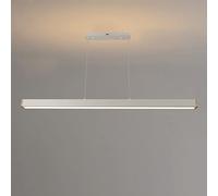 MSGIRVLZL Suspension Rectangulaire Linéaire, Lampe Suspendue À Barre En Métal Avec Abat-Jour En Acrylique, Lustre À Gradation Led, Lampes À Suspension Pour Salle À Manger À Longue Bande, Lampes Suspen