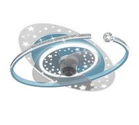 MSGIRVLZL Ventilateur De Plafond Créatif Avec Lumière, Plafonnier En Forme De Ciel Étoilé, Plafonniers Modernes À Led 48W Avec Contrôleur Portatif, Plafonniers D'Éclairage Décoratifs Pour Chambre D'En