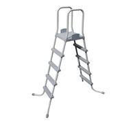 MSHGSKU Barandilla de Acero Inoxidable para Piscina, Escalera de Piscina de Alta Resistencia con 3 peldaños, Capacidad de Carga de 250 kg, instalación rápida para Uso Interior/Exterior.
