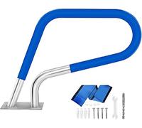 MSHGSKU Barandilla para Piscina, barandilla de Seguridad para escaleras de Piscina, barandilla de Acero Inoxidable para escaleras de Piscina, barandilla para Piscina con Placa Base y Accesorios (pla