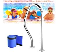MSHGSKU Barandilla para Piscina, pasamanos de fácil Montaje para escaleras, barandilla de Seguridad de Acero Inoxidable con Cubierta Antideslizante.