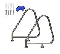 MSHGSKU Barandillas de Seguridad Resistentes para Piscinas. Barandillas para Piscinas enterradas de Acero Inoxidable 304, con Cubierta Antideslizante Azul, barandilla para escaleras de Piscina y Acc