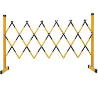 MSHGSKU Barrera de tráfico retráctil Barricadas metálicas móviles para Control de multitudes y gestión de carriles Fácil de Mover Rojo y Blanco 1,2 * 3 M Solución de Seguridad Duradera y v