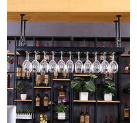 MSHGSKU Botellero Colgante de Estilo Europeo con Brazo Ajustable para el hogar, el Bar o el Armario de vinos. Soporte Creativo y Funcional para Copas de Vino para Almacenamiento al revés.