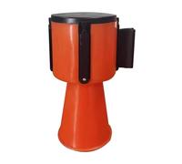 MSHGSKU Cinta de Advertencia retráctil con Cono de tráfico - 6.6 pies/9.8 pies/16.4 pies - Cinturón de Barrera de Emergencia para Control de tráfico y Seguridad peatonal, montable en Cono