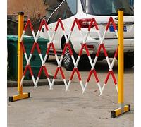 MSHGSKU Expandable Barricade with Wheels Heavy-Duty Anti-Slip Traffic Barriers for School Garage & Work Zone - Portable Safety Traffic Control Solutions