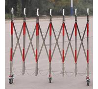 MSHGSKU Industrial Retractable Barrier 1.1m High Flexible Safety System with Mobile Posts for Commercial Traffic Control 1.1m x 3m Effective Crowd Management Solution.