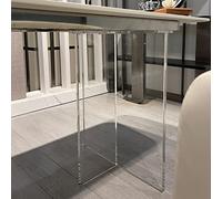 MSHGSKU Patas de acrílico para Muebles de 29,5 Pulgadas de Alto, Pata de Repuesto para Mesa de Centro, decoración Moderna para el hogar, Patas Transparentes para Escritorio, Mesa de Centro