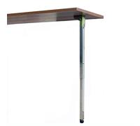 MSHGSKU Patas de Muebles de Acero Inoxidable Ajustables con Tornillos de Montaje, Patas de Mesa de Comedor Plegables, Altura Opcional de 30 a 150 cm, Patas de Mesa de Metal para Bricolaje