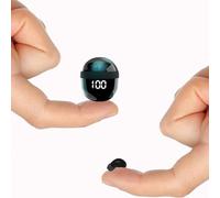 MSHUKCOE SK18 Auriculares in-ear ultrapequeños, inalámbricos, invisibles, los auriculares Bluetooth más pequeños para dormir, cómodos con micrófono y compatibles con todo tipo de oídos, sonido estéreo