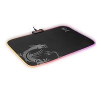 MSI Agility GD60 - Alfombrilla Gaming RGB, Superficie Textil de Baja Fricción, Suaves Bordes Cosidos, Base Antideslizante - 386 x 276 x 4 mm
