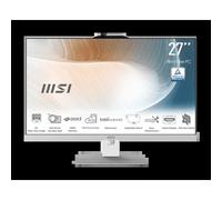 MSI AIO MODERN AM272P 1M-1423EU. 27" IPS LED FHD. INTEL IRIS XE GRAPHICS. SO-DIMM DDR5 16GB (8GB*2). 512G M.2 PCIE SSD. W11 PRO.BLANCO
