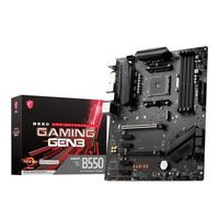 MSI B550 GAMING GEN3 Placa Base, ATX, AM4 - Compatible AMD Ryzen 5000 - DDR4 Boost 4400+MHz/OC, PCIe 3.0 x16 Ranuras, 1 x M.2 Gen3 Ranura, 1G LAN