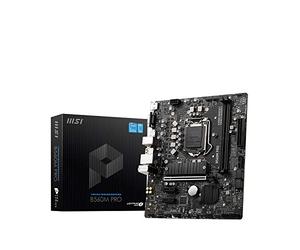 MSI B560M Pro-E ProSeries - Placa Base (mATX, 11e/10ª generación Intel Core, LGA 1200 Socket, DDR4, PCIe 4, M.2 Slot, USB 3.2, Gbps LAN)
