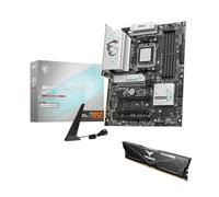 MSI B850 Gaming Plus - Placa Base WiFi, ATX, Compatible con procesadores AMD Ryzen 9000-7000, Memoria AM5-DDR5 8200+ MT/s (OC), PCIe 5.0x16 y 4.0x16, M.2 Gen5, Wi-Fi 7,5G LAN + RAM DDR5 de Alta
