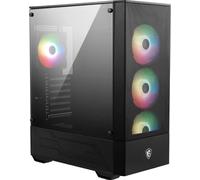 MSI Caja de Juegos de PC de Torre Media - Panel Lateral de Vidrio Templado - Ventilador aRGB de 4 x 120 mm - Soporte de refrigeración líquida de hasta 240 mm Radiador x 1 - mag Forge 112R