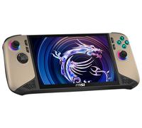 MSI Claw 8 AI+ - Ordenador portátil para juegos, pantalla de 8" FHD+ 120Hz, procesador Intel Core Ultra 7 258V, 32GB de RAM, SSD de 1 TB, tarjeta gráfica Intel Arc, Windows 11 Home, negro/Sandstorm