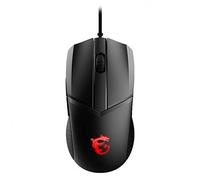 MSI CLUTCH GM41 LIGHTWEIGHT V2 Gaming Mouse -Sensor Óptico 16000 DPI, Diseño Simétrico, Interruptores OMRON 60M+ Clics, 6-Botones, Cable FriXionFree, Latencia 1ms, RGB Mystic Light, 65g-Ratón Cableado