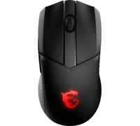 MSI CLUTCH GM41 LIGHTWEIGHT WIRELESS Gaming Mouse -Sensor Óptico 20000DPI,Simétrico, Interruptores OMRON 60M+ Clics,6-Botones, Batería 80Horas, Latencia 1ms,RGB,74g-Cableado/Inalámbrico