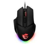 MSI CLUTCHGM20 Elite Gaming USB RGB ajustable hasta 6400 DPI ratón óptico de grado para videojuegos (embrague GM20 Elite)