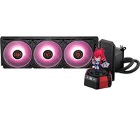 MSI CORELIQUID A17 MLG Edition - Enfriador líquido para CPU AIO ARGB - Radiador de 360 mm - LGA 1851 y AM5 Ready - Ventiladores ARGB PWM Triple de 120 mm - Soporte uni - Figura exclusiva MLG