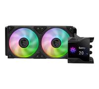 MSI CPU MPG CORELIQUID D240 con refrigeración líquida de 60 mm, 2 ventiladores ARGB de 120 mm, tubos antievaporación y refrigeración GI, compatible con enchufes AMD e Intel